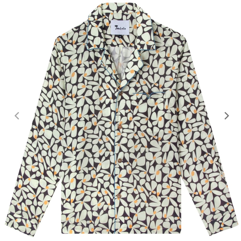 Tombolo Sunny Disposition Unisex M Long Sleeve Button Down Collared Shirt